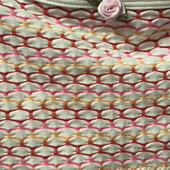 Pink Patterned One-Piece Swimsuit - Picture 2 of 3